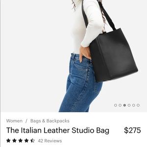 Everlane Italian Leather Studio Bag